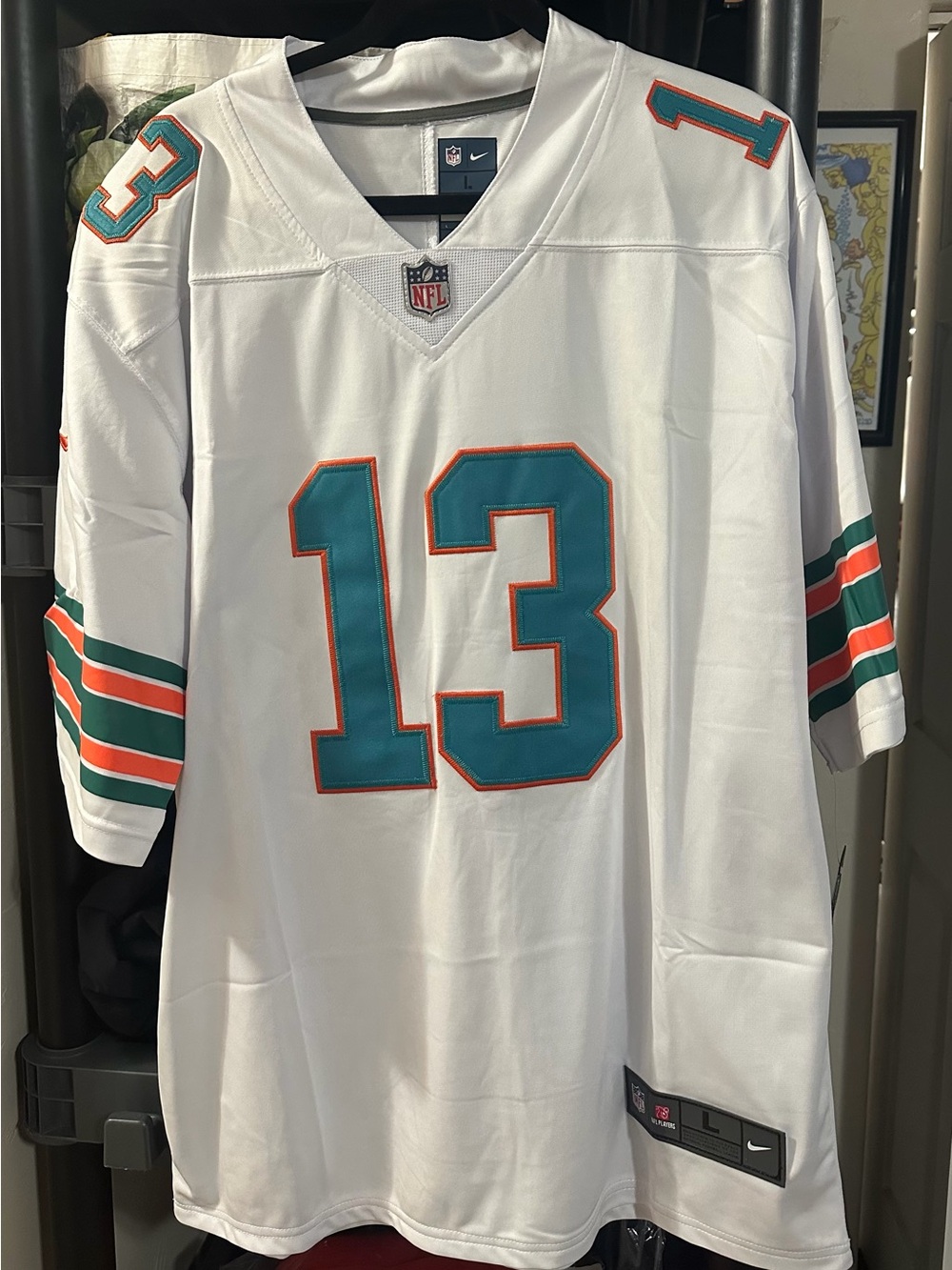 Brand New Dan Marino Miami Dolphins On-Field Nike Jersey Size Large